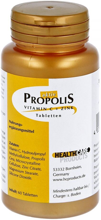 Propolis Vitamin C + Zink Tabletten 60stk