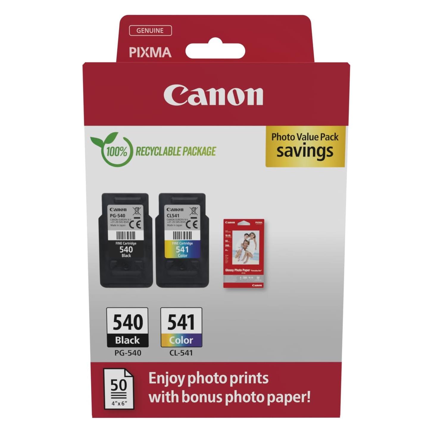 Canon PG-540/CL-541 (BK, C, M, Y) (5225B013)