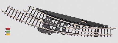 Märklin 8569 Z miniclub Gleis Bogenweiche, elektromagnetisch, rechts 30° 195mm 1St.