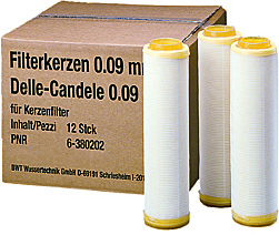 BWT Ersatzfilterkerzen 10865E für Filter DN 50/65/80, Kerzenlänge 290mm