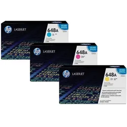 HP Original 648A Toner 3er Set cyan, magenta, gelb 11.000 Seiten