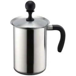Edelstahl Milchaufschäumer Aufschäumbecher Milchkanne induktionsgeeignet 1000ml