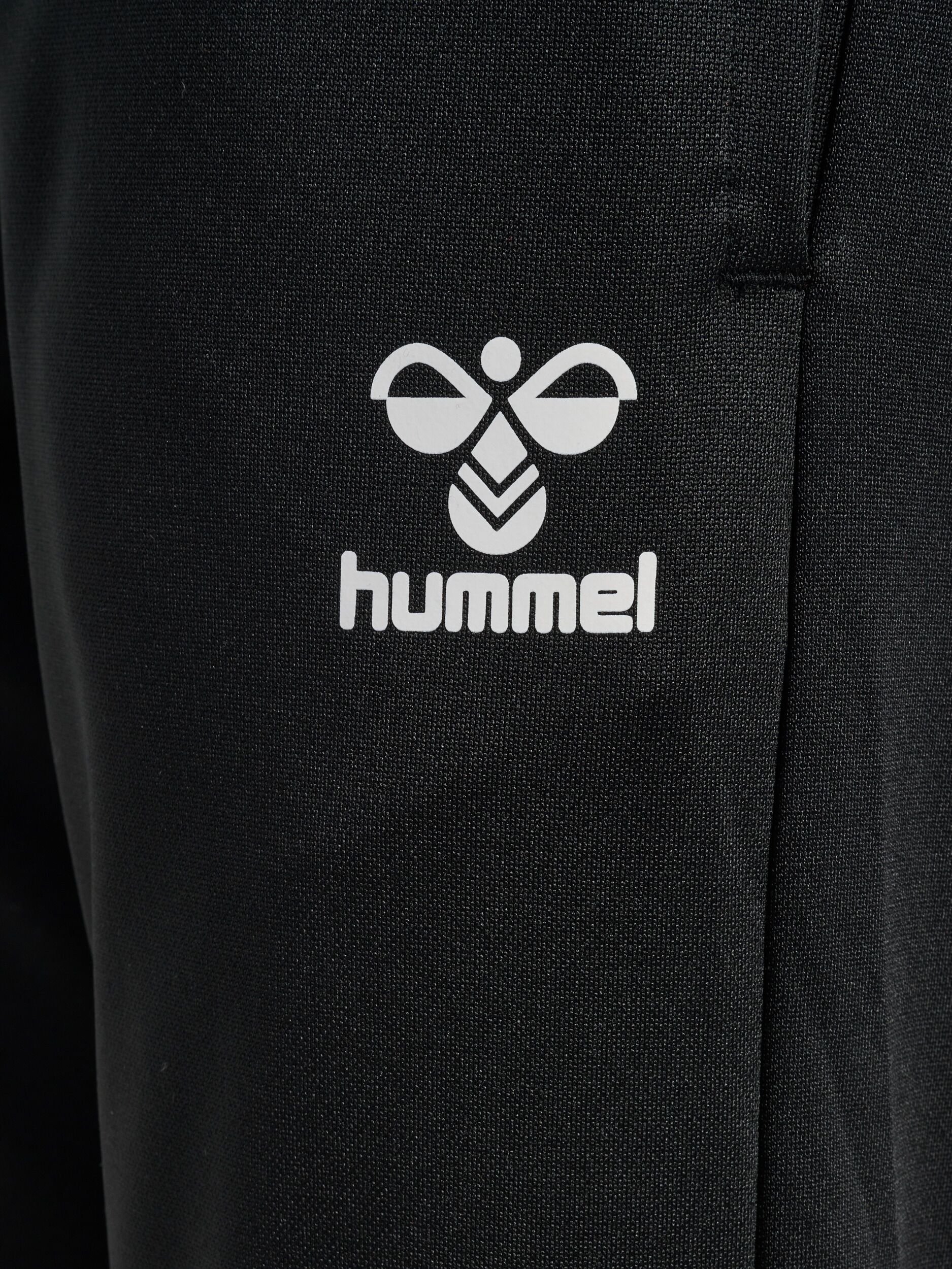 Trainingshose HUMMEL "HMLESSENTIAL TRAINING PANTS KIDS", Damen, Gr. 164, N-Gr, schwarz, Obermaterial: 100% Polyester, Hosen Trainingshose, mit BEECOOL Technologie, aus Interlock-Material schwarz 164, N-Gr