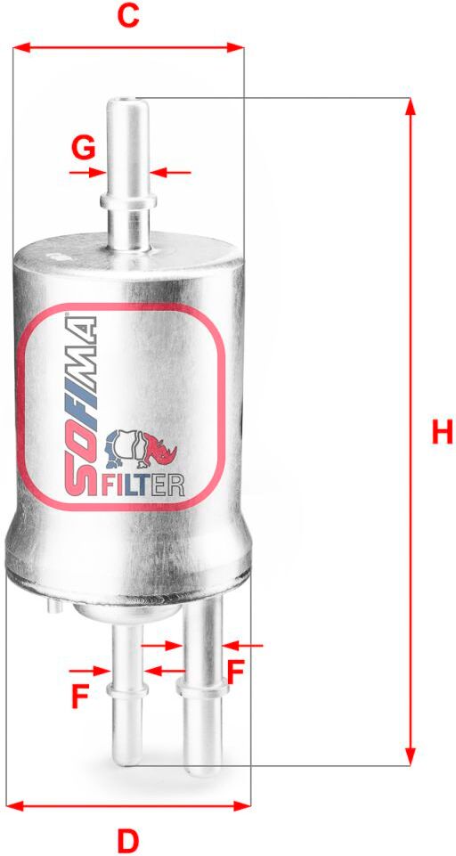 Kraftstofffilter SOFIMA S1855B