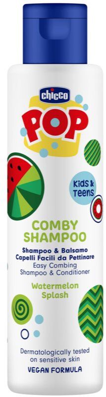 Chicco Pop Comby Shampoo & Conditioner shampoing et après-shampoing Watermelon 250 ml