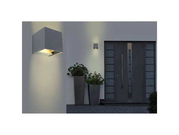 Borne éclairage extérieur 10 x 10 x 10cm Gris/Anthracite