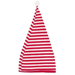 Zipfelmütze "Ringel", rot/weiß