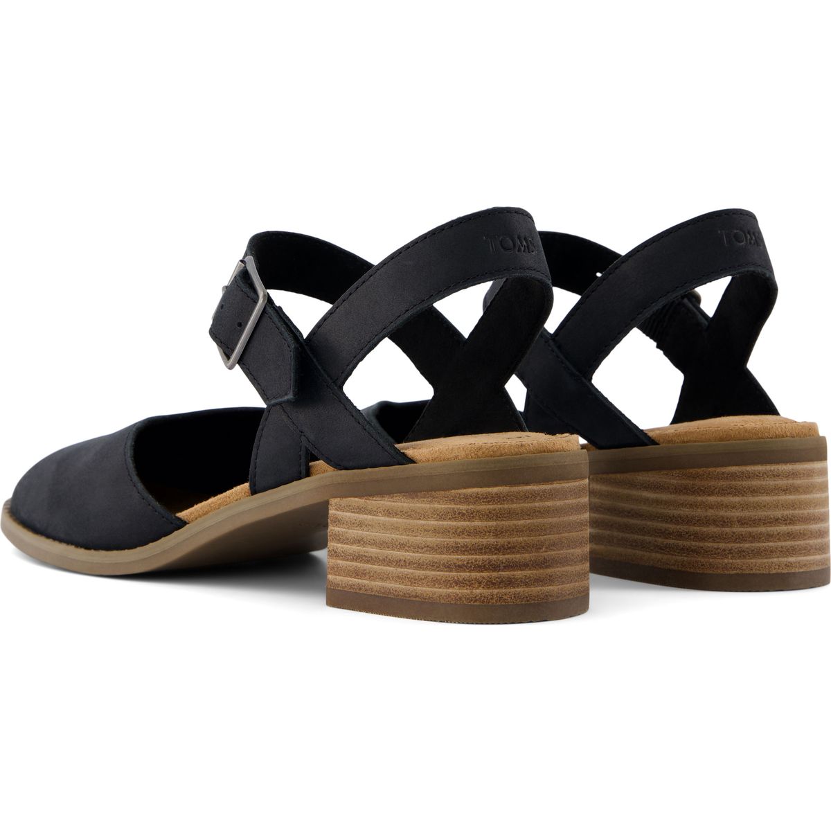 Toms Jaclyn black leather 35.5 10021672-35.5
