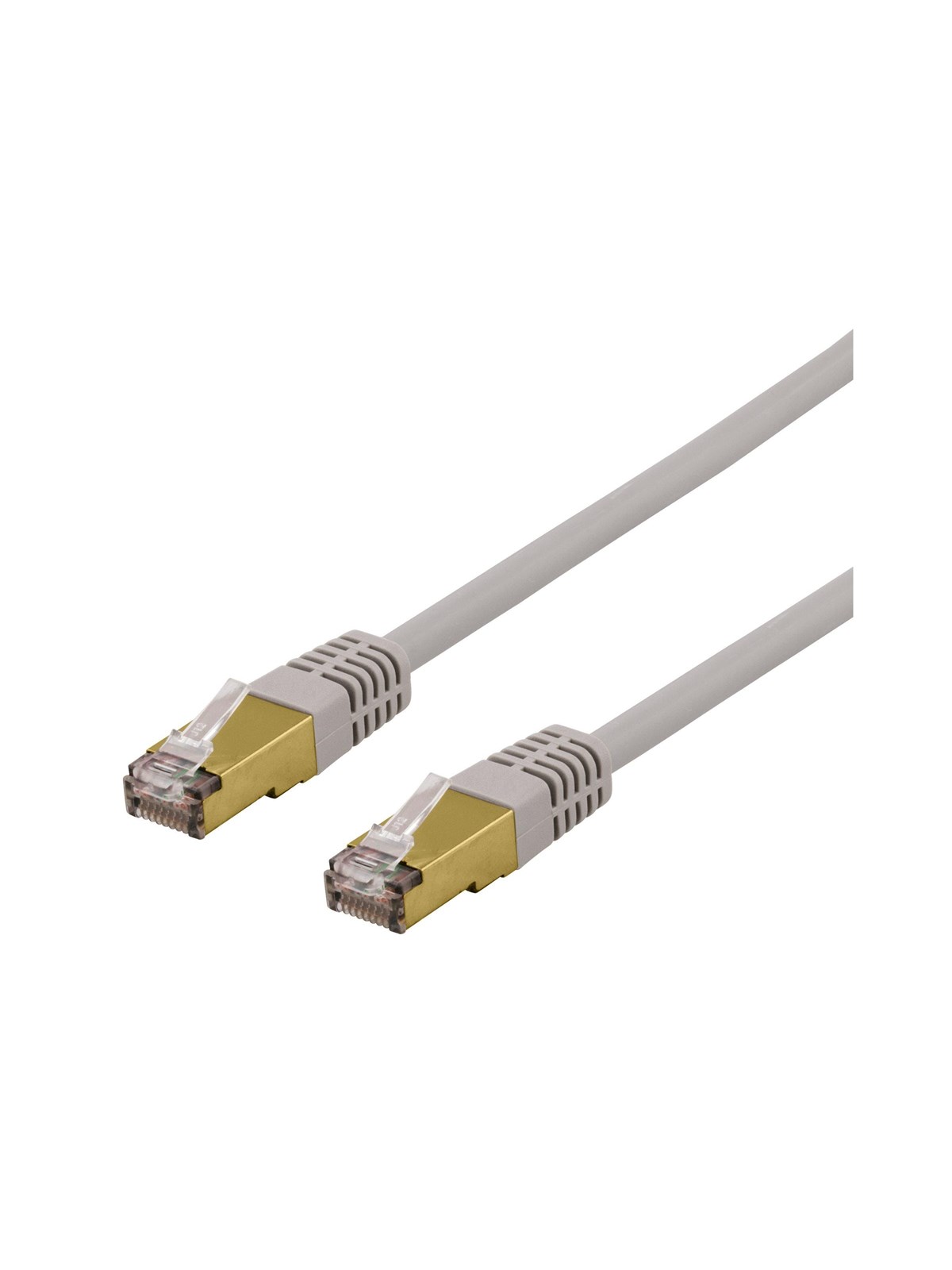 Deltaco SFTP-65AH - patch cable - 5 m - grey - Grau - 5m