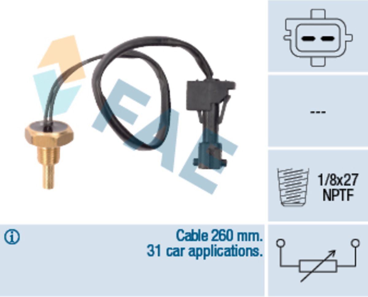 Sensor, Kühlmitteltemperatur FAE 32741