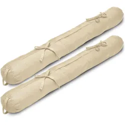ZUGLUFSTOPPER Viento 10x120cm Creme (2tlg)