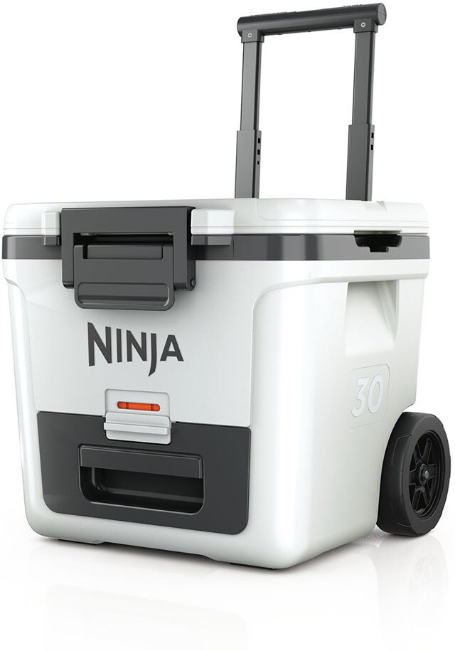 Ninja FrostVault 30QT/28L Wheeled Cooler with Dry Zone FB230UK White 47.7cm H X 50cm W X 49.9cm D