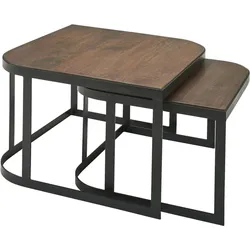Couchtischset Wohnling 2-er Set aus Mangoholz