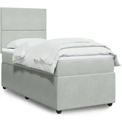 vidaXL, Boxspringbett, Erdmute (Schlichtes Design) (90 x 200 cm)