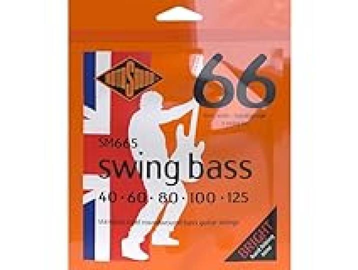 Rotosound Cordes pour Basse Électrique SWING 66 STAINLESS SETS 5-cordes SM665 Stainless Hybrid 40-125