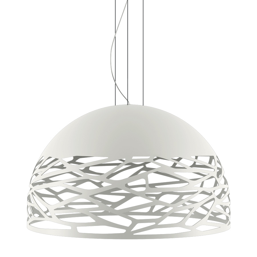 Lodes Pendelleuchte KELLY DOME 80cm weiß 14128 1000 8057501002042
