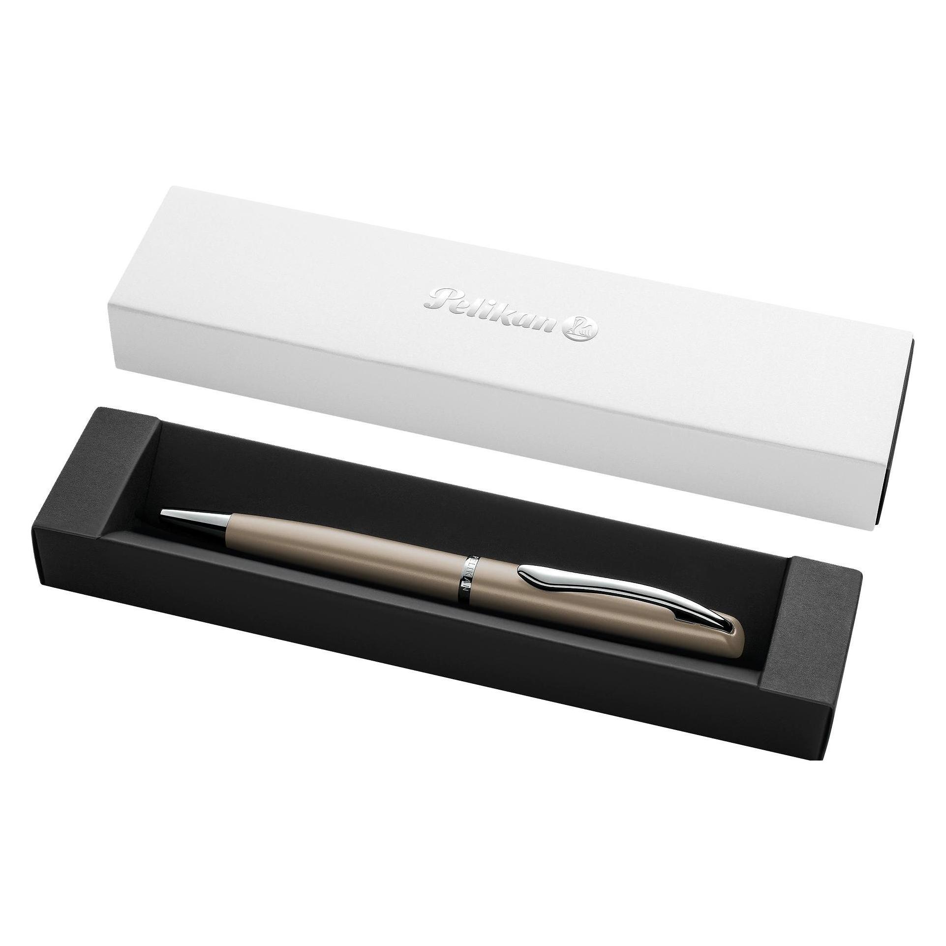 Pelikan Kugelschreiber Kugelschreiber Jazz Noble Elegance K36, 1 ST im Geschenketui, Taupe (1x) (826693)