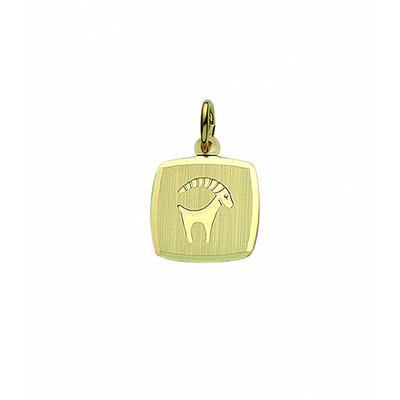 Sternzeichenanhänger ADELIA´S "Sternzeichen Anhänger Steinbock 333 Gold ( 8K )", gold, Schmuckanhänger, Damen, Steinbock, Gold, Goldanhänger Steinbock