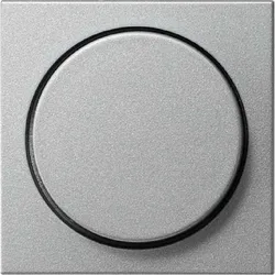 Gira System 55 Drehknopf, Symbol Dimmer, aluminium, 065026