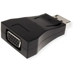 VALUE DisplayPort-VGA Adapter, DP ST - VGA BU, Aktiv