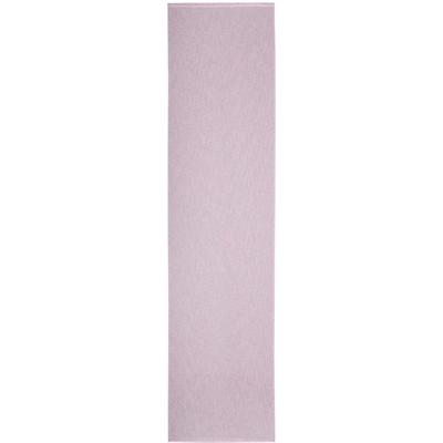 Schiebegardine GERSTER "Lino" Gr. 1, rosa, B:60cm H:245cm, Wirkware, Polyester, Gardinen, HxB: 245x60, Flächenvorhang Uni mit Technik
