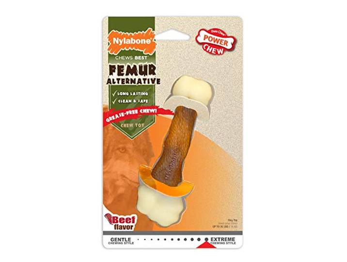 Nylabone Extreme Kauwen Femur rundvlees smaak, Beef Femur, Medium