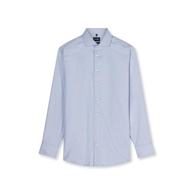 Businesshemd OLYMP "OLYMP Luxor, Modern Fit, Royal Kent", Herren, Gr. 43, Normaler Arm, blau (royal), 100% Baumwolle, Hemden