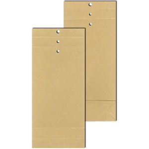 Mailmedia Musterbeutel 110 x 275 x 50mm, 120g/m² Kraftpapier, braun, 250 Stück