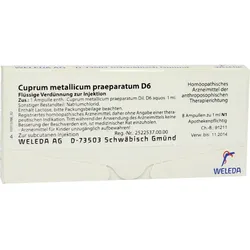 Cuprum Met Praep D 6 8 ML