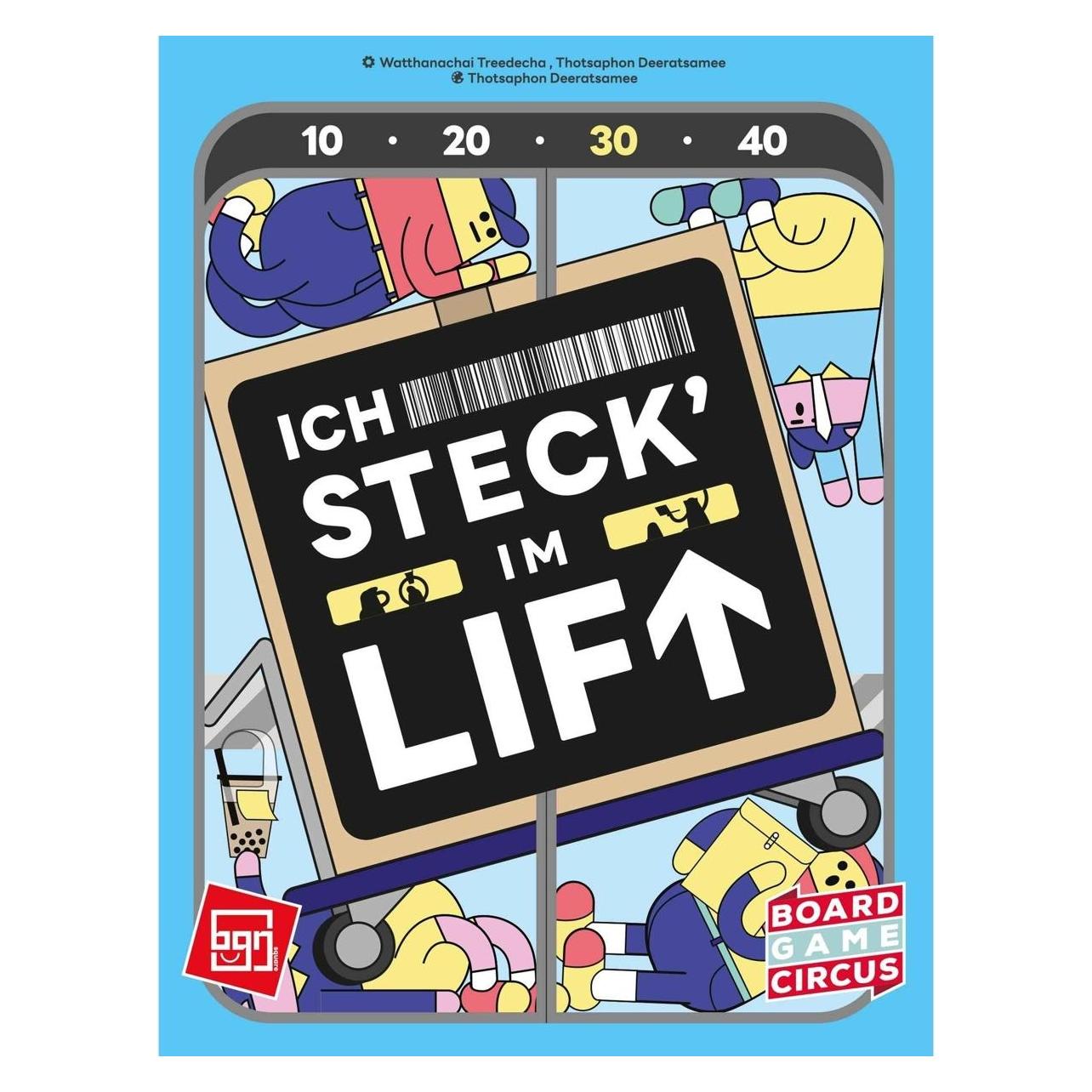 Board Game Circus Ich steck' im Lift (d) (Deutsch, 3 - 8 Spieler) (3107033)