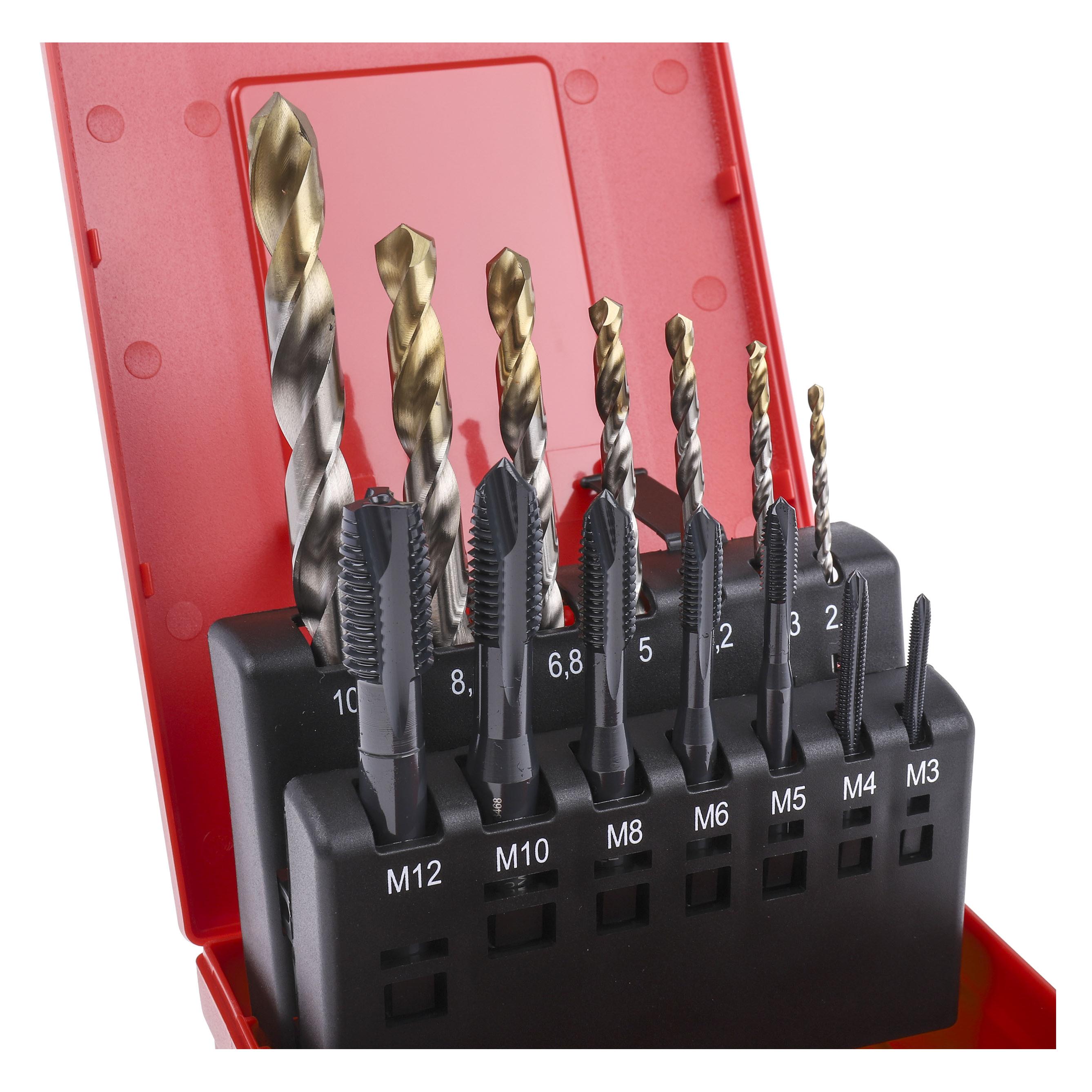 Dormer Spiral Point Tap & Drill Set M3-M12 (L113202)