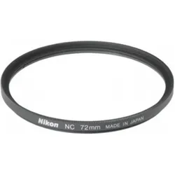 Nikon NC Filter (72 mm, Neutral Color Filter), Objektivfilter, Schwarz