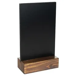 DECOR SERVICE Tisch-Kreidetafel, dunkelbraun, A6, 1 Stk.