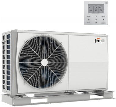 Ferroli Pompa di Calore Monoblocco Monofase Reversibile Modello OMNIA M 3.2 da 6 Kw Cod. 2CP000BF Con Compressore Comprensivo di Comando e Wi-Fi Int