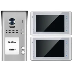 2-Familienhaus Videotürprechanlage DT617+2xDT27
