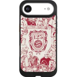 Nivocase Hülle für Apple iPhone Air Handyhülle NIVOcore Case Schwarz FC Bayern München Offizielles (Apple iPhone Air), Smartphone Hülle, Schwarz
