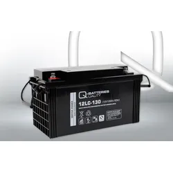 Q-Batteries AGM Versorgungsbatterie 128Ah 12V Deep Cycle – wartungsfrei, lageunabhängig