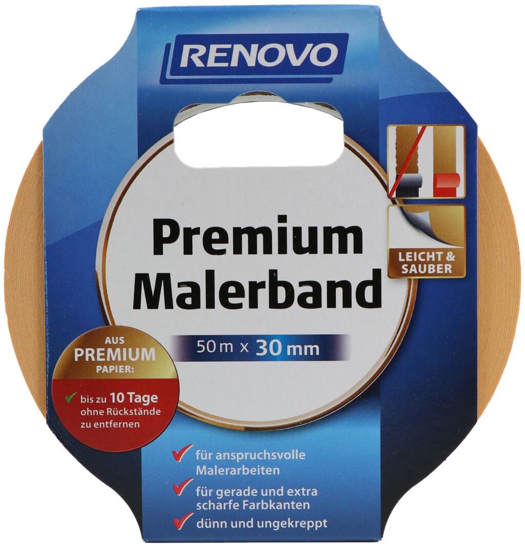 tesa RENOVO Premium Malerband, 50 m x 30 mm