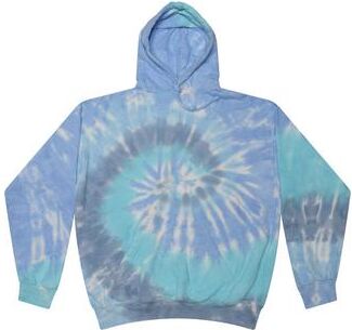 Tie-Dye CD877Y Youth Tie Dye Pullover Hoodie in Lagoon size M 10-12 8777Y, T8777Y