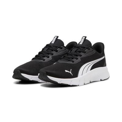 Laufschuh PUMA "FLEXFOCUS LITE MODERN", Damen, Gr. 46, schwarz-weiß (puma schwarz, puma weiß), Textil, Schuhe Laufschuh, für sportlichen Alltag, atmungsaktives Obermaterial