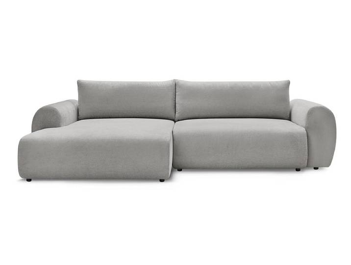 Ecksofa BOBOCHIC LUCIEN Stoff hellgrau