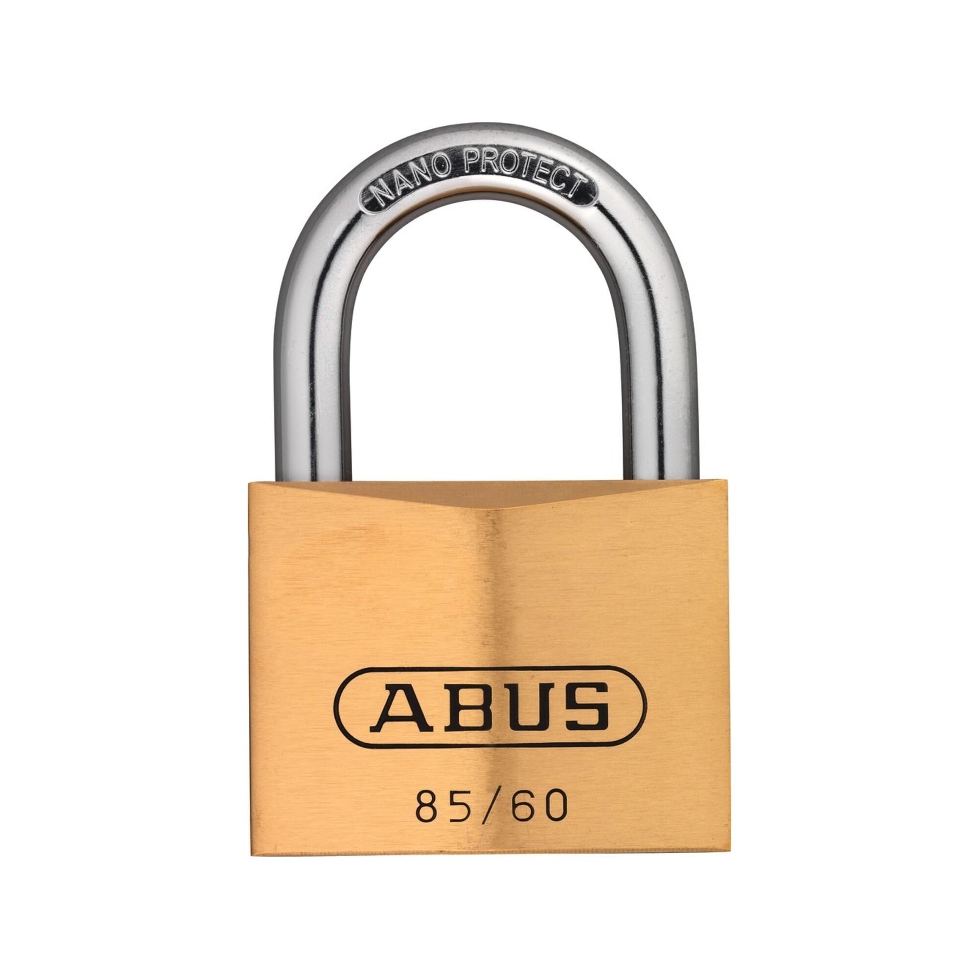 ABUS Vorhangschloss 85/60 Messing massiv (2493)