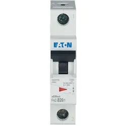 Eaton 278536 Leitungsschutzschalter, 20 A, 1p, Charakteristik: B FAZ-B20/1  - 12 Stück