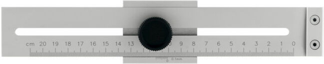 HOLEX Trusquin universel avec coulisseau plat 200 mm (446150 200)