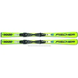 FISCHER Herren Racing Ski RC4 NOIZE ST YELLOW SUPERFLEX + RC4, Größe 170 in Schwarz Schwarz