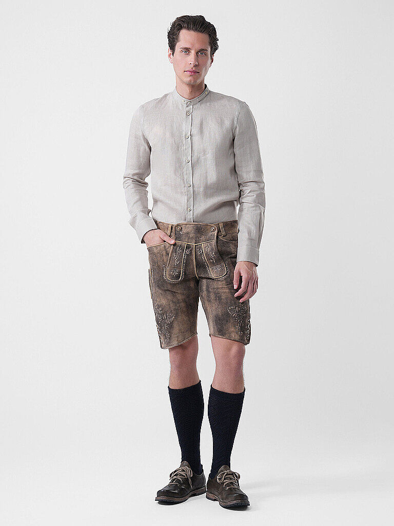 GOTTSEIDANK Trachtenhemd LAURENZ beige   S S