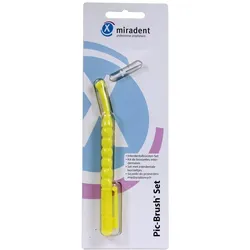 Miradent Interdentalbürste Pic-Brush 1er Set Gelb 1 St