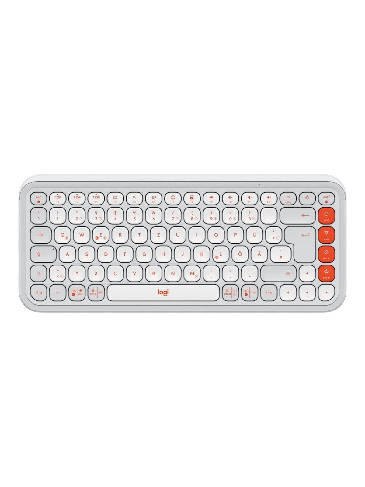 Logitech POP Icon Keys - Tastatur - Deutsch - Weiss