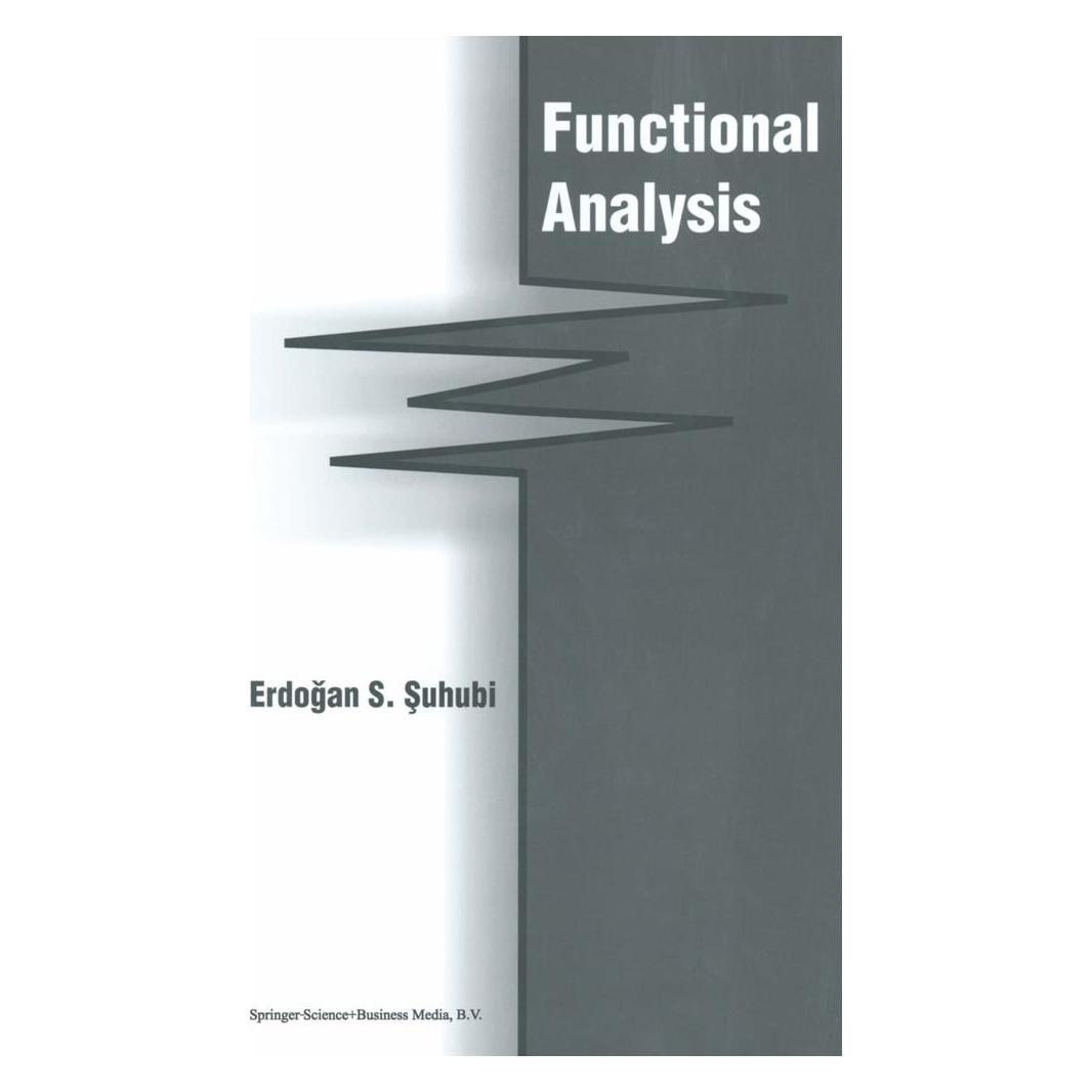 Springer Functional Analysis (Englisch, Softcover, E. Suhubi, Erdogan Suhubi) (55378071)