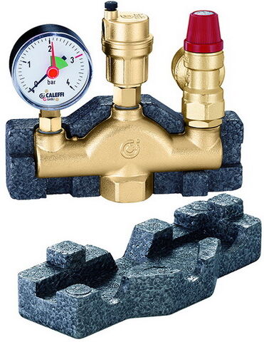 Caleffi groupe de sécurité chaudière 302634 2000 ", 3 bar, avec isolation, jusqu'à 100 kW
